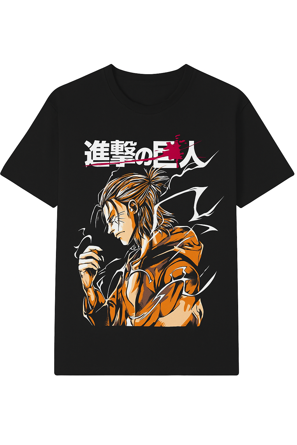 VastraThread Eren Yeager Electric Rage T-Shirt – Attack Series Edition