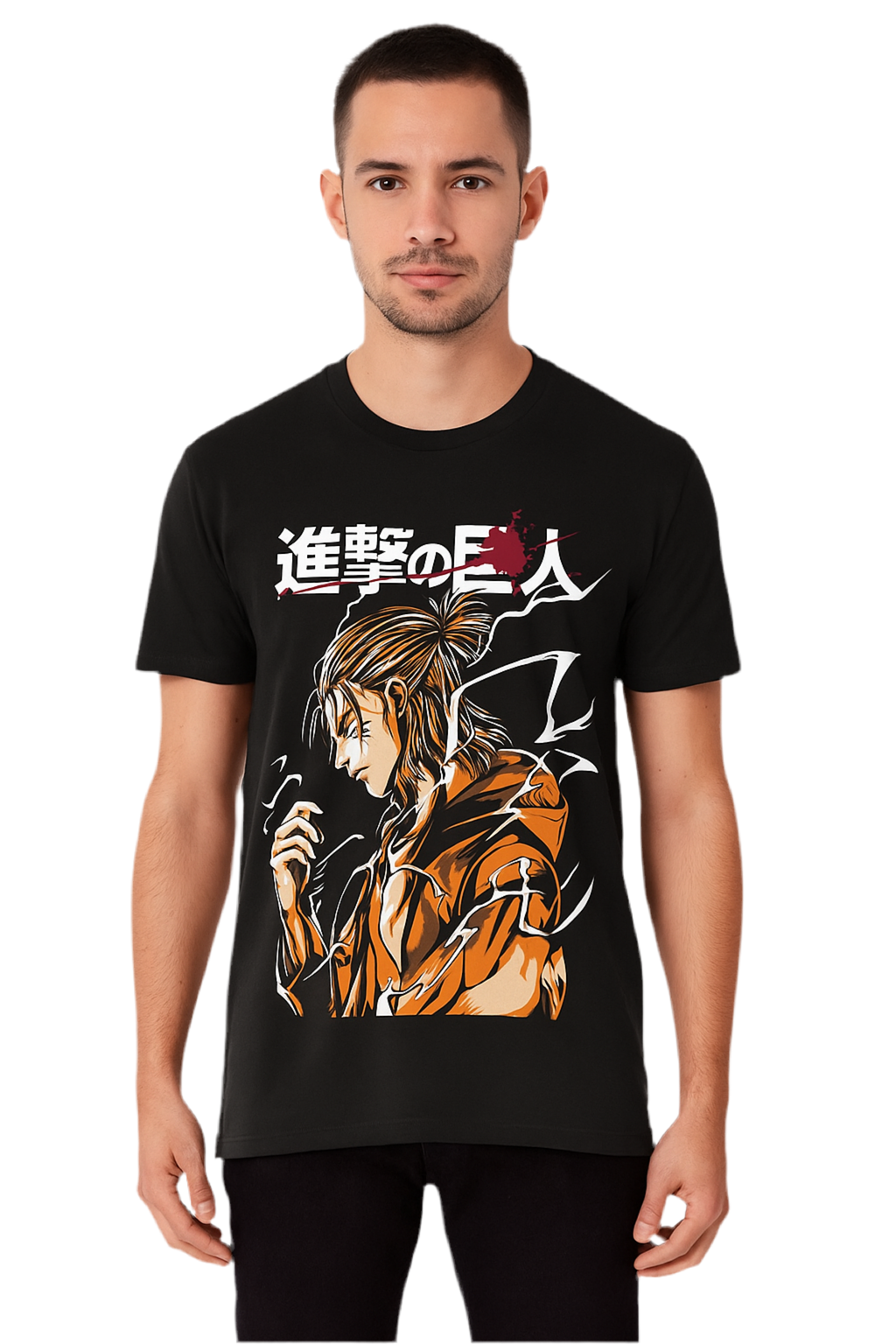 VastraThread Eren Yeager Electric Rage T-Shirt – Attack Series Edition
